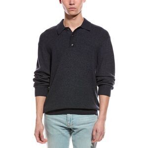 Slate & Stone Mens  Ribbed Polo Sweater, Blue